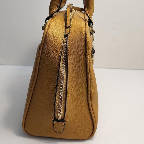 Calvin Klein Mustard Colored Satchel Purse - Picture 3 of 10